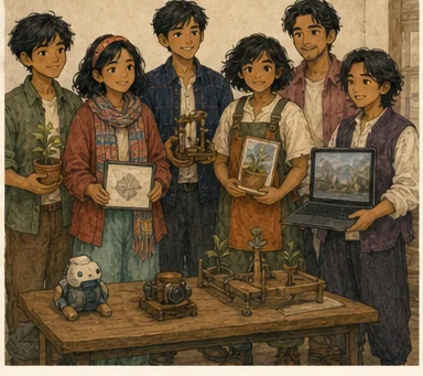 Minh họa Scene 10 — The New Classroom